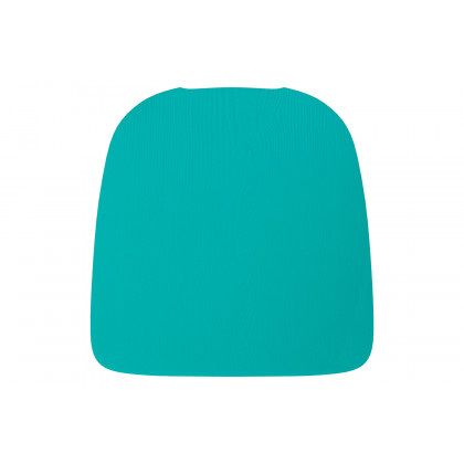 BLNK Perry Poly Resin Wood Seat with Rounded Edges for Colorful Metal Chairs and Stools Set of 4 - Mint