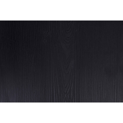 BLNK Perry Square Poly Resin Wood Seat with Rounded Edges for Colorful Metal Bar Stools - Black