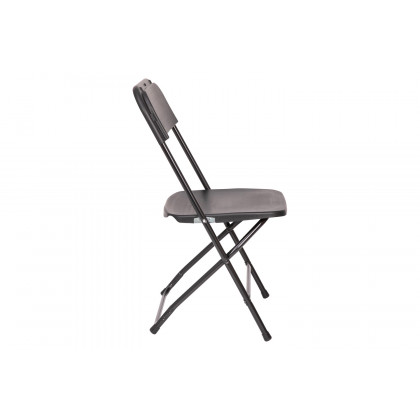 BLNK Hercules Big and Tall Commercial Folding Chair 4-Pack - Black