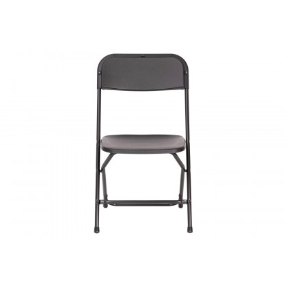 BLNK Hercules Big and Tall Commercial Folding Chair 4-Pack - Black