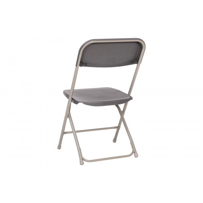 BLNK Hercules Big and Tall Commercial Folding Chair 4-Pack - Gray