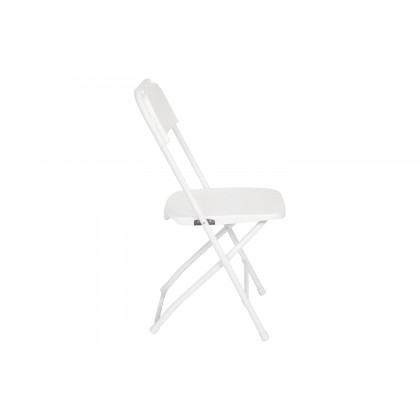 BLNK Hercules Big and Tall Commercial Folding Chair 4-Pack - White