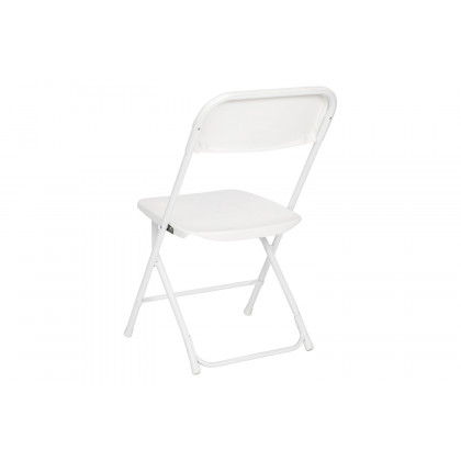 BLNK Hercules Big and Tall Commercial Folding Chair 4-Pack - White