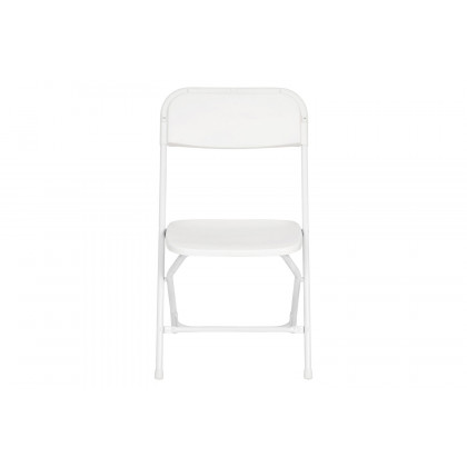 BLNK Hercules Big and Tall Commercial Folding Chair 4-Pack - White
