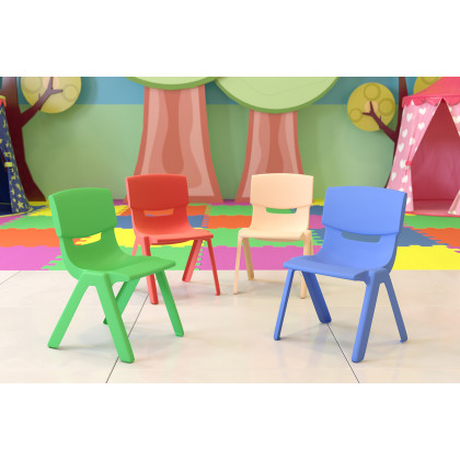 BLNK - Whitney Plastic Stackable School Chair 4 Pack