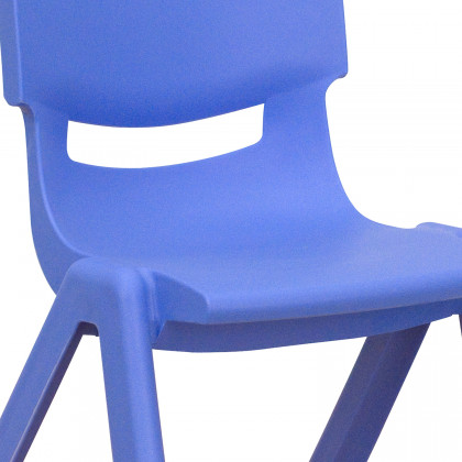 BLNK Whitney Plastic Stackable School Chair 4 Pack - Assorted, 10.5"H Seat