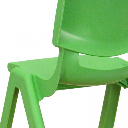 BLNK Whitney Plastic Stackable School Chair 4 Pack - Assorted, 10.5"H Seat