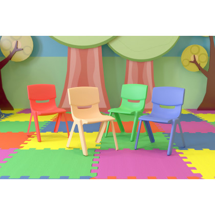 BLNK - Whitney Plastic Stackable School Chair 4 Pack