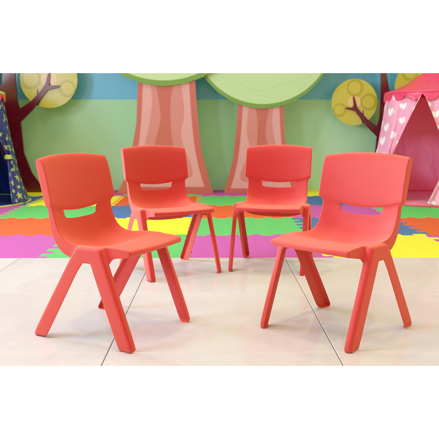 BLNK - Whitney Plastic Stackable School Chair 4 Pack