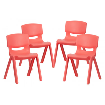 BLNK - Whitney Plastic Stackable School Chair 4 Pack