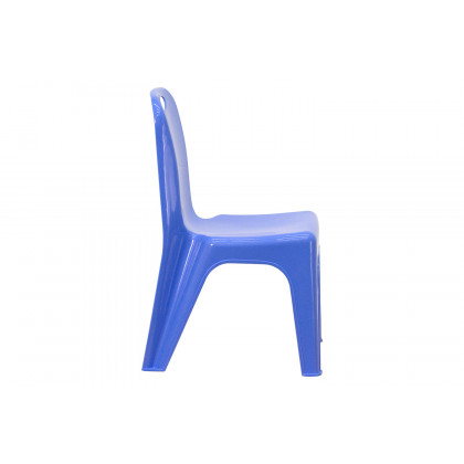 BLNK Whitney Plastic Stackable School Chair 4 Pack - Blue, 11"H Seat