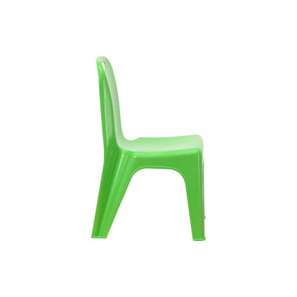 BLNK Whitney Plastic Stackable School Chair 4 Pack - Green, 11"H Seat