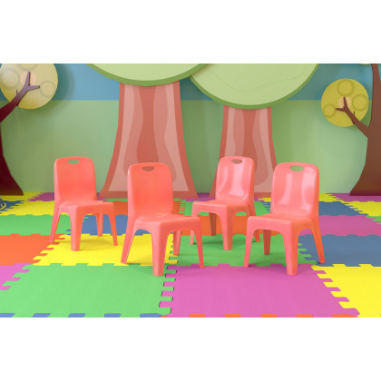 BLNK - Whitney Plastic Stackable School Chair 4 Pack