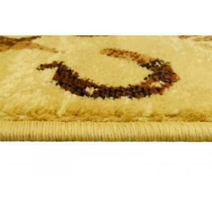 BLNK - Brooks Collection Brown Western InspiRunner Area Rug for Indoor Use