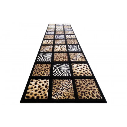 BLNK Menagerie Collection Modern Olefin Animal Print Area Rug - 3'W x 7'L