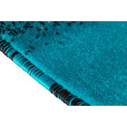 BLNK - Mohave Collection Southwestern Style Oval Olefin Traditional Area Rug with Jute Backing
