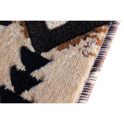 BLNK Mohave Collection Southwestern Style Olefin Traditional Fibers Area Rug with Jute Backing - Brown, 8'W x 10'L