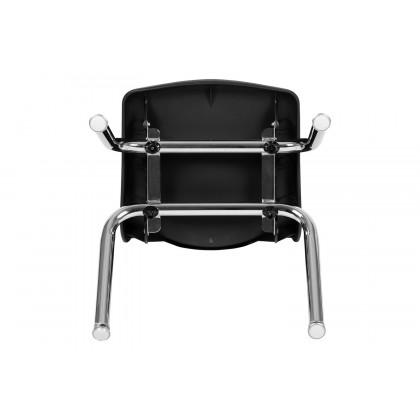 BLNK Mickey Advantage Student Stack School Chair - Black, 12"H