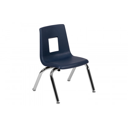 BLNK Mickey Advantage Student Stack School Chair - Navy, 12"H