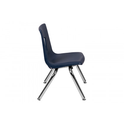 BLNK Mickey Advantage Student Stack School Chair - Navy, 12"H