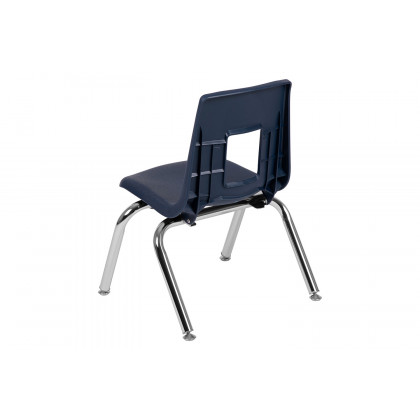 BLNK Mickey Advantage Student Stack School Chair - Navy, 12"H