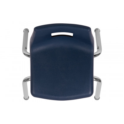 BLNK Mickey Advantage Student Stack School Chair - Navy, 12"H