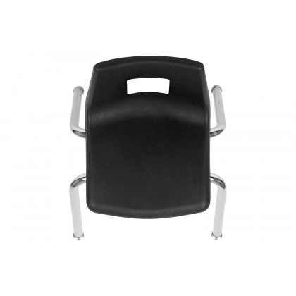 BLNK Mickey Advantage Student Stack School Chair - Black, 14"H