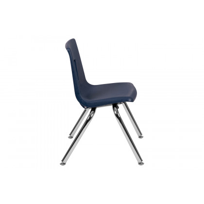 BLNK Mickey Advantage Student Stack School Chair - Navy, 14"H