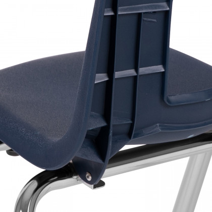 BLNK Mickey Advantage Student Stack School Chair - Navy, 14"H