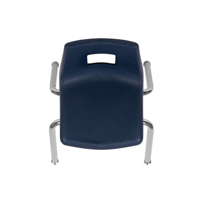 BLNK Mickey Advantage Student Stack School Chair - Navy, 14"H