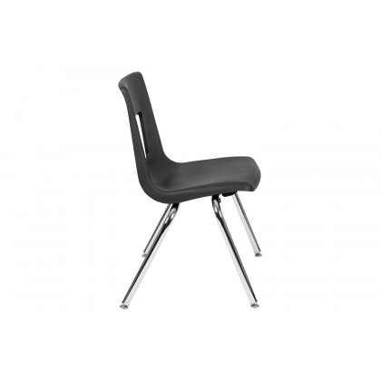 BLNK Mickey Advantage Student Stack School Chair - Black, 16"H