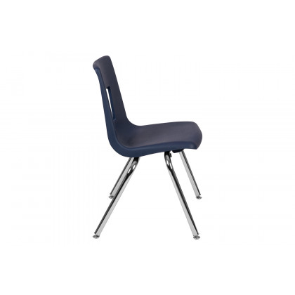 BLNK Mickey Advantage Student Stack School Chair - Navy, 16"H