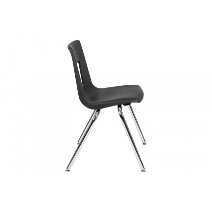 BLNK Mickey Advantage Student Stack School Chair - Black, 18"H