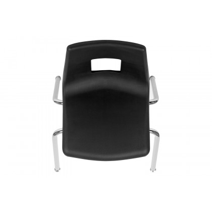 BLNK Mickey Advantage Student Stack School Chair - Black, 18"H