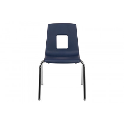 BLNK Mickey Advantage Student Stack School Chair - Navy, 18"H