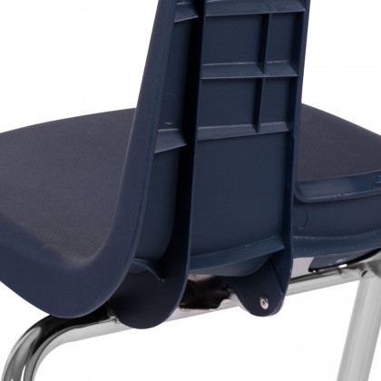 BLNK Mickey Advantage Student Stack School Chair - Navy, 18"H