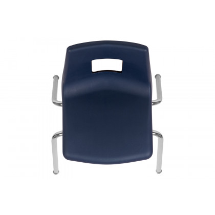 BLNK Mickey Advantage Student Stack School Chair - Navy, 18"H