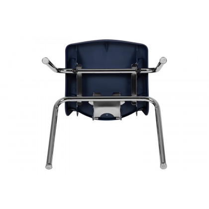 BLNK Mickey Advantage Student Stack School Chair - Navy, 18"H