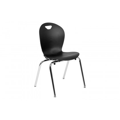 BLNK Mickey Advantage Student Stack School Chair - Titan Black, 18"H