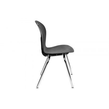 BLNK Mickey Advantage Student Stack School Chair - Titan Black, 18"H