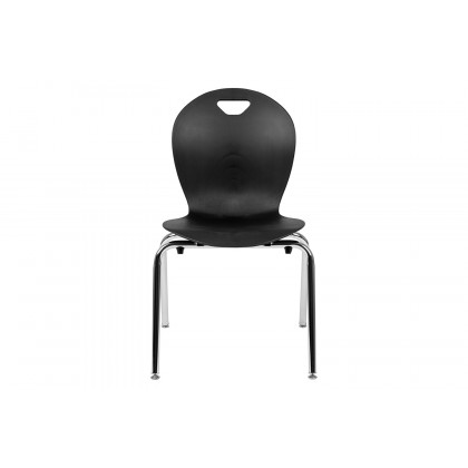 BLNK Mickey Advantage Student Stack School Chair - Titan Black, 18"H