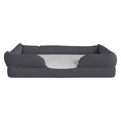 BLNK Cooper Cooper Orthopedic Comfy Memory Foam Joint Relief Bolster Dog Bed - 25 lb