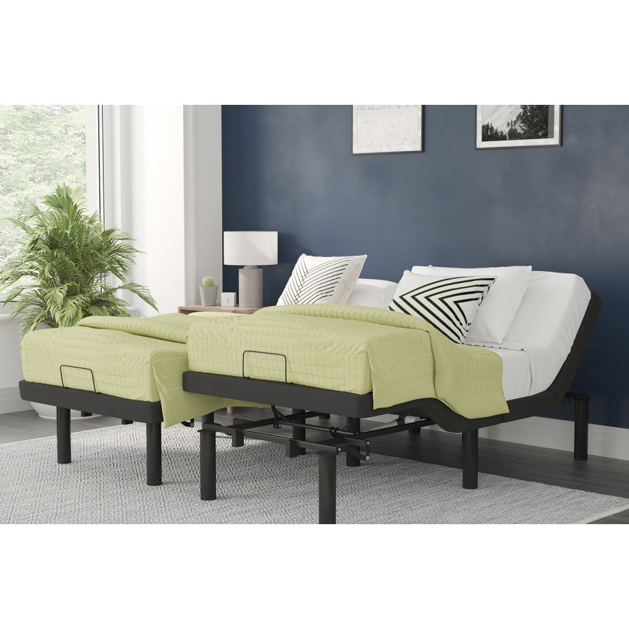 BLNK Selene Adjustable Upholstered Bed Base - Split King Size