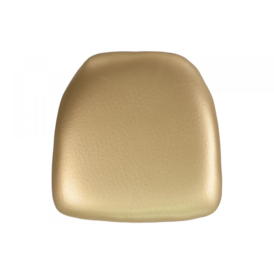 BLNK Louise Vinyl Hard Chiavari Chair Cushion - Gold