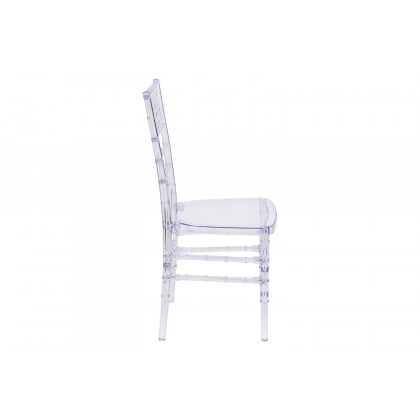 BLNK Flash Elegance Chiavari Stacking Chair - Crystal Ice Blue
