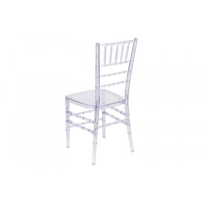 BLNK Flash Elegance Chiavari Stacking Chair - Crystal Ice Blue
