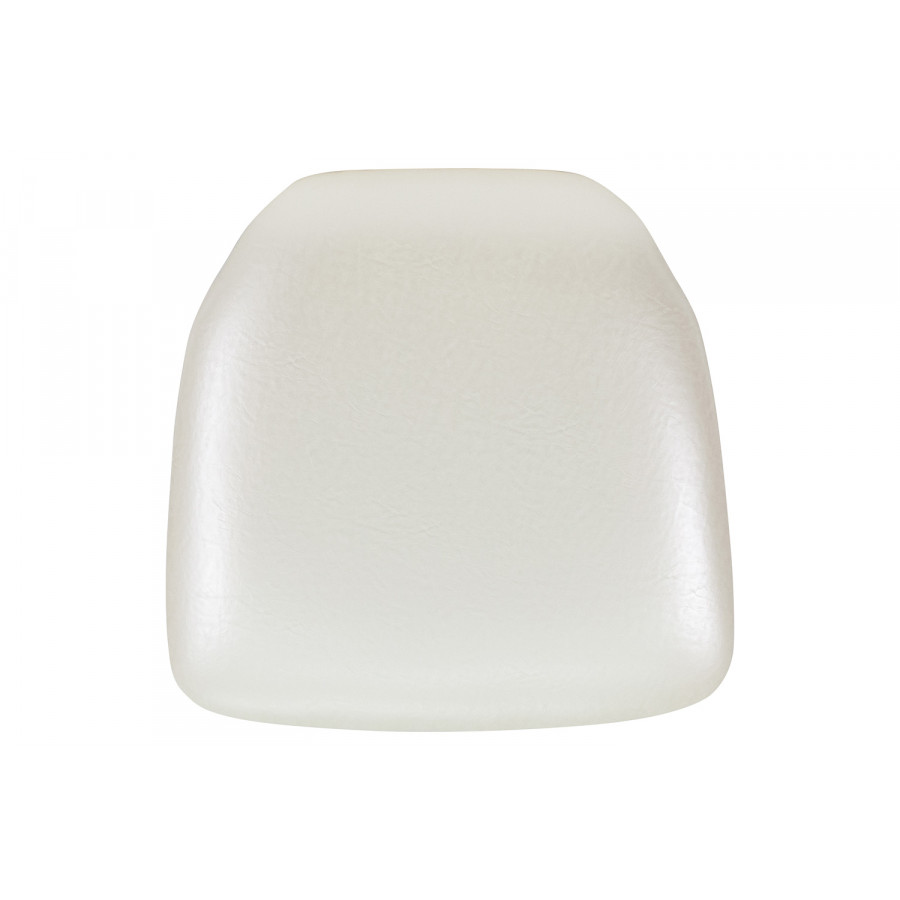 BLNK Louise Vinyl Hard Chiavari Chair Cushion - Ivory