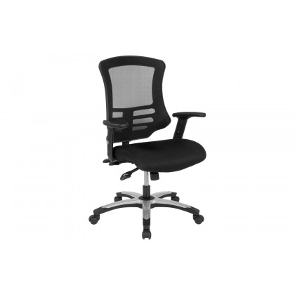 BLNK - Waylon Waylon High-Back Mesh Multifunction Executive Swivel Ergonomic Office Chair with Molded Foam Seat and Adjustable Arms