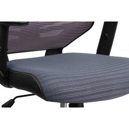 BLNK Kale High-Back Designer Mesh Executive Swivel Ergonomic Office Chair with Adjustable Arms - Gray