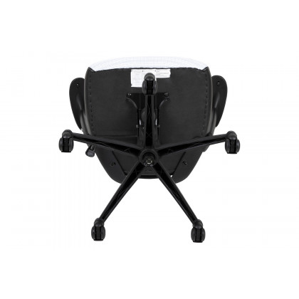 BLNK Kale High-Back Designer Mesh Executive Swivel Ergonomic Office Chair with Adjustable Arms - White